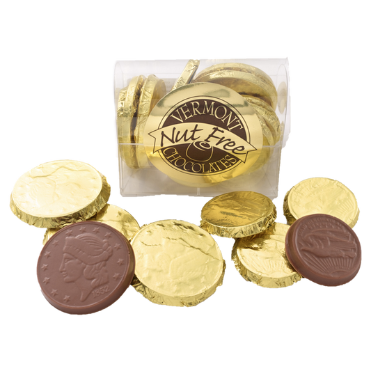Chocolate Coins - Vermont Nut Free Chocolates