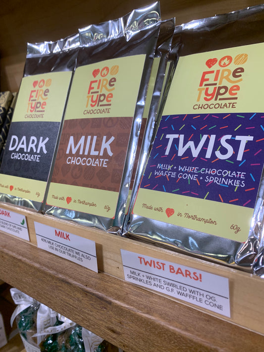 Firetype Chocolate Bars