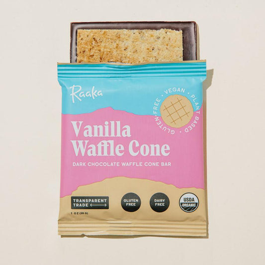 Vanilla Waffle Cone Bar - Raaka