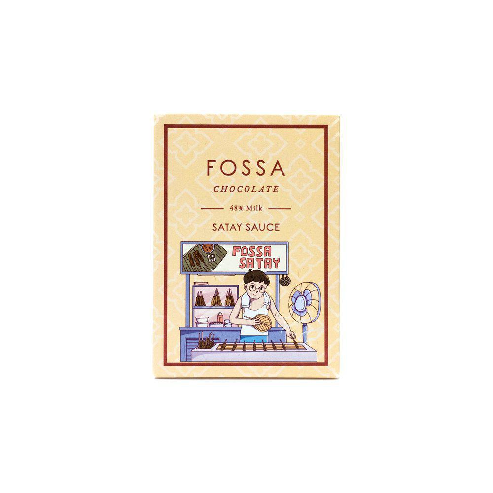 Fossa - Satay Sauce Milk Chocolate Bar